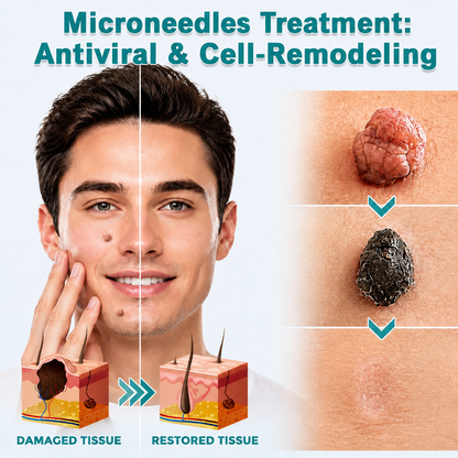 ✅🇦🇺Baelorax®2-in-1 Microneedle & Hydrocolloid Patch💫| Removes Raised Moles, Acne, Flat Warts & Skin Tags | Helps Improve Wrinkles, Scars & Blemishes | Invisible Patches for Face & Body