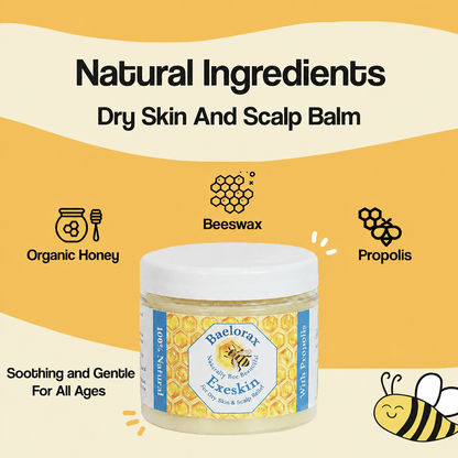 Baelorax Bee 100% Natural skin Balm - Dry Skin & Scalp