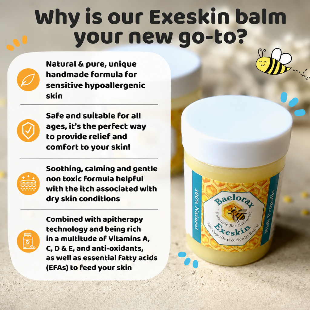 Baelorax Bee 100% Natural skin Balm - Dry Skin & Scalp